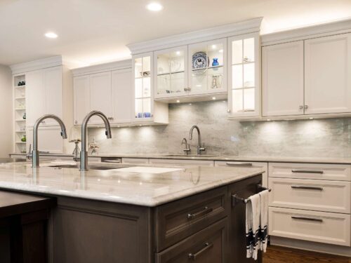Kitchen island Tulsa with Galley Workstation undermount kitchen sink, base drawer storage, puck lighted wall storage Kitchen Ideas Tulsa kitchen design and remodel