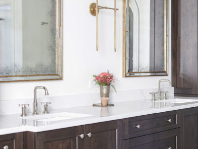 Master bathroom vanity sinks cabinet storage, wall sconces, mirrors Kitchen Ideas Tulsa bathroom design and remodel