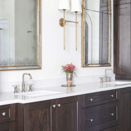 Master bathroom vanity sinks cabinet storage, wall sconces, mirrors Kitchen Ideas Tulsa bathroom design and remodel