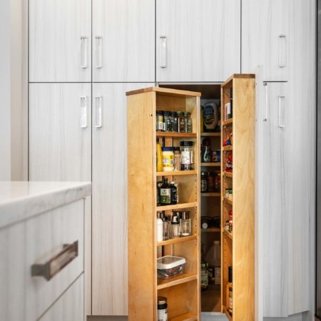 Tall pantry cabinet kitchen storage, cabinet hardware, condiments dry food storage, wood flooring Kitchen Ideas Tulsa kitchen remodel