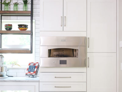 Kitchen Monogram hearth oven white tall cabinet pantry storage Kitchen Ideas Tulsa kitchen design and remodel