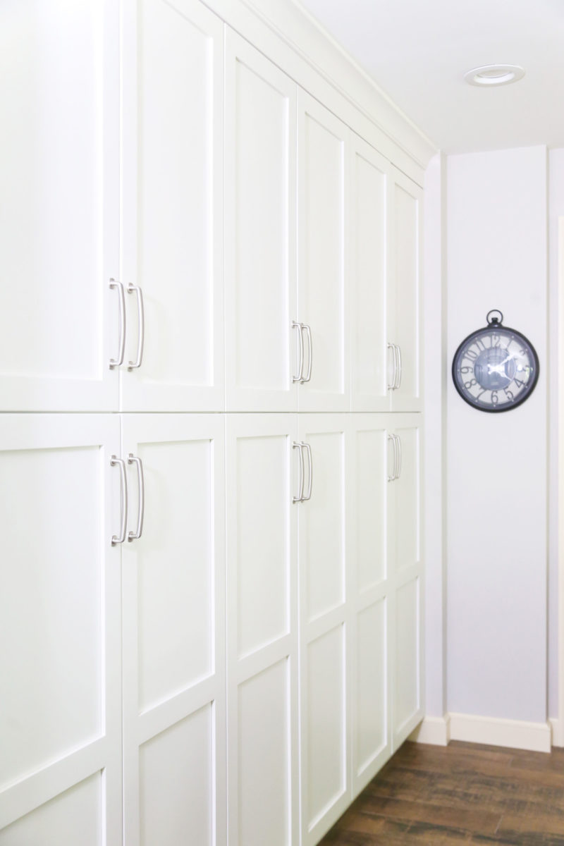Tall kitchen pantry storage cabinet storage refinished wood floors Kitchen Ideas Tulsa kitchen design and remodel
