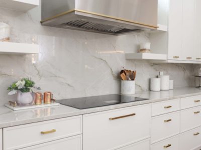 Dacor kitchen cooktop, vent hood, counter-top backsplash and drawer storage Kitchen Ideas Tulsa kitchen remodel
